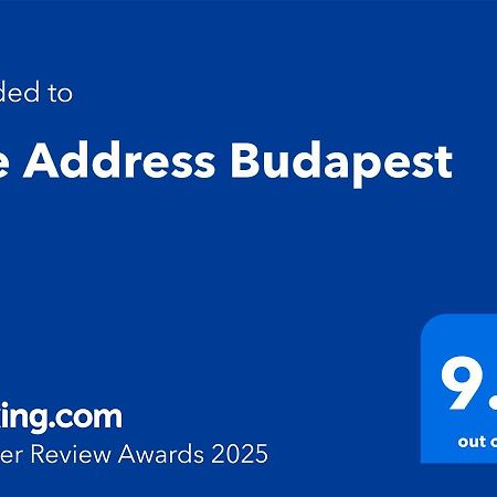 The Address Budapest Bagian luar foto